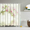 Miniatyrbillede 1 af 5: Vandtæt Polyester Bruseforhæng med Kroge Moderne 180 x 180 cm Blomster
