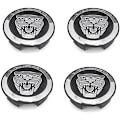 Miniatyrbillede 1 af 4: Sæt med 4 Hjulkapsler HUB CAP Sort 59mm til JAGUAR X TYPE XK XF XJ XJ8 XJ6