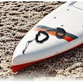 Miniatyrbillede 5 af 5: （Orange Farve）Spiral Surf Leash 5,5 mm Surfbræt Leash 10Ft Surfbræt Leash Surfing Sup TPU Leash Surfbræt Leash Paddle Surf Leash Sort Sup Leash fo