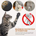 Miniatyrbild 5 av 5: Kattklösningsskydd, 6 st Anti Scratch Möbler Skydd, Kattklo Skydd Soffa, Anti Scratch Soffa Skydd, Kattklo Skydd, Kloskydd