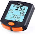 Miniatyrbillede 1 af 5: （11.5*11*3cm）Cykelcomputer Trådløs Vandafvisende Cykelcomputer Odometer med Baggrundsbelyst LCD-Skærm til Cykling Realtids Hastighed og Afstandssporing