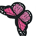 Miniatyrbild 3 av 5: 24 st Butterfly Stryk på Patch Fjäril Stryk Patch Sy men