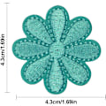 Miniatyrbillede 5 af 5: 30 stk. Broderi-lapper Jern-på Sy-på Lap, Blomst Lap Sticker Sy På Jern På Lap, Broderet Badge Applique Lap til Tøj Jeans Hat B