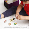 Miniatyrbild 4 av 5: Geting Bi Tidiga Pedagogiska Djurmodell för Barn Gåvor för Simulering Geting Tillväxt Leksak för Barn