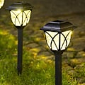 Miniatyrbilde 1 av 5: 2-pakks Solcellelys Utendørs LED Dekorative Lys for Landskap, Sti, Hager, Innganger - Vanntette