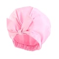 Miniatyrbillede 1 af 5: Pink Farve-Brusehat til Kvinder og Piger, Genanvendelig, Overdimensioneret, Dobbelt Vandafvisende, Vaskbar, Sød og Blød
