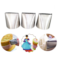 Miniatyrbilde 1 av 3: Kakepynttips, rustfritt stål dyser for kakeglasur, bakverk, fondant (stor)