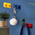 Miniatyrbild 2 av 5: Självhäftande väggkrokar 4 stycken, skarvande flerfärgade krokar, väggkrokar, nyckelkrokar, självhäftande väggkrokar, används för upphängning