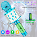 Miniatyrbild 5 av 5: Karaoke-mikrofon för barn, trådlös karaoke-mikrofon, Bluetooth-karaoke-mikrofon för barn, flickor, pojkar, för fest, sång, födelsedag, julklapp