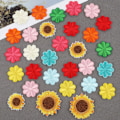 Miniatyrbillede 2 af 5: 30 stk. Broderi-lapper Jern-på Sy-på Lap, Blomst Lap Sticker Sy På Jern På Lap, Broderet Badge Applique Lap til Tøj Jeans Hat B