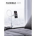 Miniatyrbild 2 av 5: Telefonhållare, Justerbar Svanhals - Universellt 360° Rotationsstöd för iPhone 14 Pro Max Plus, 13/12/11 Pro Max, Mini, XS Max XR X 8 7 6, Sw