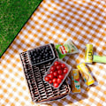 Miniatyrbilde 5 av 5: Foldbar Vannbestandig Piknikmatte Teppe for Camping Hage, 150 x 200cm Gul