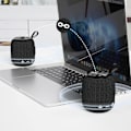 Miniatyrbild 3 av 5: Vattentät trådlös dusch Bluetooth-högtalare, stereomusikbox, bärbart surroundljud, för hem, utomhus och resor (svart)