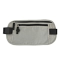 Miniatyrbilde 2 av 5: Grå, 28 cm Profesjonell Flat Fanny Pack - Med RFID-Beskyttelse - For Kvinner og Menn Reiseveske - Tursekk - For Bilnøkler, Kredittkort
