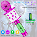 Miniatyrbild 5 av 5: Karaoke-mikrofon för barn, trådlös karaoke-mikrofon, Bluetooth-karaoke-mikrofon för barn, flickor, pojkar, för fest, sång, födelsedag, julklapp