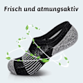 Miniatyrbillede 3 af 5: 4 Par Lavt Strømper til Kvinder Mænd Usynlig Anti-Slip Bomuld Sportsstrømper