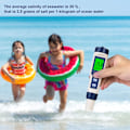 Miniatyrbillede 5 af 5: 5-i-1 Elektronisk PH-Meter Tester, PH-Meter med Baggrundsbelyst LCD-Skærm, Vandkvalitetstester til Test af PH/TDS/EC/Temperatur/Salinitet, til Drikkevand
