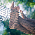 Miniatyrbillede 4 af 5: Net Hammock (Grøn, 260*80CM), Have til én person, Camping, Letvægts til indendørs og udendørs
