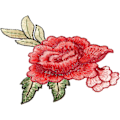 Miniatyrbillede 4 af 5: 8 Stykker Blomst Broderede Patches Sy på Patches Rose Patch til Jeans, Tøj, Hat, Sko
