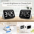 Miniatyrbillede 5 af 5: Digital Køkken Timer 4 Tommer Stor LED Skærm Magnetisk Timer med Justerbar Lysstyrke og Lyd Stopur Timer til Børn og Ældre - Batterier