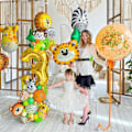 Miniatyrbillede 5 af 5: Dyr Ballon, Dyr Aluminiumfolie Balloner, 6 stk Fødselsdag Ballon, Helium Tilladt, til Bryllupper, Babyshower Fest Dekorationer, Børns Legetøj (6 stk)