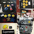 Miniatyrbillede 5 af 5: Broderi-lapp 26 stk Emoji-udtryk Sy Jern-på-lapper Børns Jern-på-Ecusson til Tøj T-shirt Jeans Jakke Taske DIY