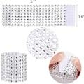 Miniatyrbilde 3 av 5: (Sølv, 50 stk) 50 stk Serviettringer Blanke Rhinestone Serviettringer Bryllup Serviettring