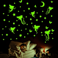 Miniatyrbild 5 av 5: Glow in the Dark Stars Ceiling, 6 ark Glow in the Dark Stickers för barns sovrum
