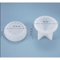 Miniatyrbillede 2 af 5: Silikone Opbevaringsboks, Silikone Smykkeform med Epoxy Resin Låg, Resin Smykkeskrin Drypform