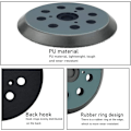 Miniatyrbillede 3 af 5: (Sort) Makita Slibeskive 125mm 8 Huller Slibeskiver Makita Slibeskive 5 Tommer til Makita BO 5010,5030,5031,5041,DeWalt DW420,DW421,Porter Cable