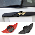 Miniatyrbillede 4 af 5: 3 stk. Auto Styling Kulfiber 3D Metal Klistermærker Emblem Badge til Mini Cooper One S R50 R53 R56 R60 F55 F56 R57 R58 R59 R60 2…