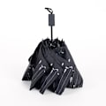 Miniatyrbillede 3 af 5: Foldbar paraply, automatisk åbning og lukning, stormresistent, kompakt, let rejseparaply til mænd og kvinder, regndråbemønster