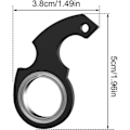 Miniatyrbild 3 av 5: Nyckelring Spinner Fidget Ring Leksak, Nyckel Spinner, Snurrande Nyckelring, Fidget Nyckelring, Sensoriska Leksaker Fidgets Squishy Leksaker