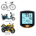 Miniatyrbillede 3 af 5: （11.5*11*3cm）Cykelcomputer Trådløs Vandafvisende Cykelcomputer Odometer med Baggrundsbelyst LCD-Skærm til Cykling Realtids Hastighed og Afstandssporing