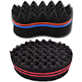 Miniatyrbild 1 av 5: 2PCS Hårstyling Verktyg Svamp Hår Twist Svamp Twist Curl Borste Svamp Magisk Curl Svamp Borste Dubbelsidig Två i Ett Twist Magisk Hår Svamp för Ha