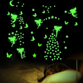 Miniatyrbild 1 av 5: Glow in the Dark Stars Ceiling, 6 ark Glow in the Dark Stickers för barns sovrum