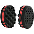 Miniatyrbilde 3 av 4: Sett med 2 stk (11,5*4,8*7cm) Svamp Hårbørste Dreadlocks Twist Lock Coil