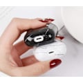 Miniatyrbillede 4 af 5: Til AirPods 1 og 2, Beskyttelsesmodul Kompatibel Blød Marmor Mønster PC Holdbar Stødsikker Bumper Skal Defender, Marmor Korn