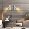 Miniatyrbilde 5 av 5: Hvite 3000K Vegglamper Soverom LED Vegglampe Innendørs Trappevegglampe Hodegavl Bryter/LED 3W COB/Garasjer Korridorer Hoteller 360 Graders Rotasjon