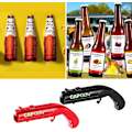 Miniatyrbild 5 av 5: Öppnare för ölflaskor, 2-pack kepspistolöppnare för ölflaskor, ölflaskskytt för barfest, ölflaskslunga