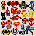 Miniatyrbild 1 av 5: 20 st strykjärnsmärken för kläder, Spider Man strykjärnsmärken för barn, Super Mario symärken, knäförstärkning för barnkläder