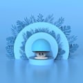 Miniatyrbillede 2 af 4: 7,3*7,3*8,9cm Vandafvisende Bluetooth Højtaler Svampe Mob | Kraftfuld Lyd | Multifunktionel | Suger Overalt | Gaveidé