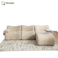 HOMAIRE modulsoffa i chenille med högelastiskt skum, ljus khaki Light Khaki