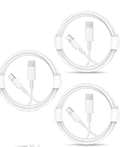 iPhone laddare kabel 3 packs 1M snabbladdare för iPhone 12,13,14