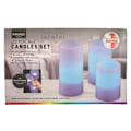 Miniatyrbillede 1 af 2: Firenze Home LED Real Wax Candles Set Color
