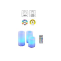 Pikkukuva 2 / 2: Firenze Home LED Real Wax Candles Set Color