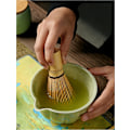 Miniatyrbild 6 av 9: Keramiskt Matcha-te, inklusive matchaskål och matchavisp, 5-delars set vit