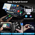 Miniatyrbild 4 av 6: 2-i-1 Trådlös CarPlay Adapter Android Auto Trådlös Adapter Smart Mini Box USB Dongel Plug and Play WiFi Snabb Anslutning