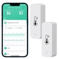 2 x Tuya Wifi Temperatur- och Luftfuktighetssensor Inomhus Termometer Hygrometer 2