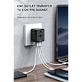 Miniatyrbillede 4 af 10: Universal Rejseadapter – Alt-i-én Stik med 3×USB-A & 1×USB-C, Fungerer i EU/UK/US/AUS grøn